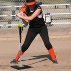 PLAYAPUT Portable Batting Tee for Baseball/Softball, Height Adjustment