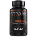 Caffeine Pills 200mg with 100mg L-Theanine & Coconut MCT Oil, 50 Softgels