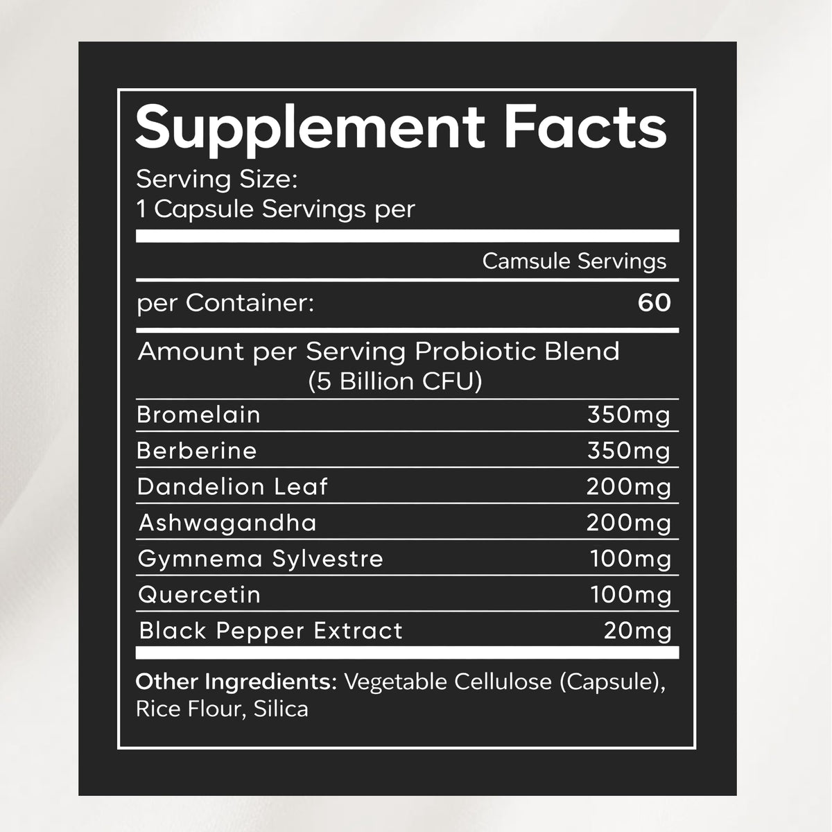 Nuora Biofilm Probiotic - Supports Digestive & Gut Health with Bromelain, Dandelion, Berberine & Black Pepper Extract - Helps Soothe Bloating, Boost Metabolism & Provide Steady Energy, 90 Count