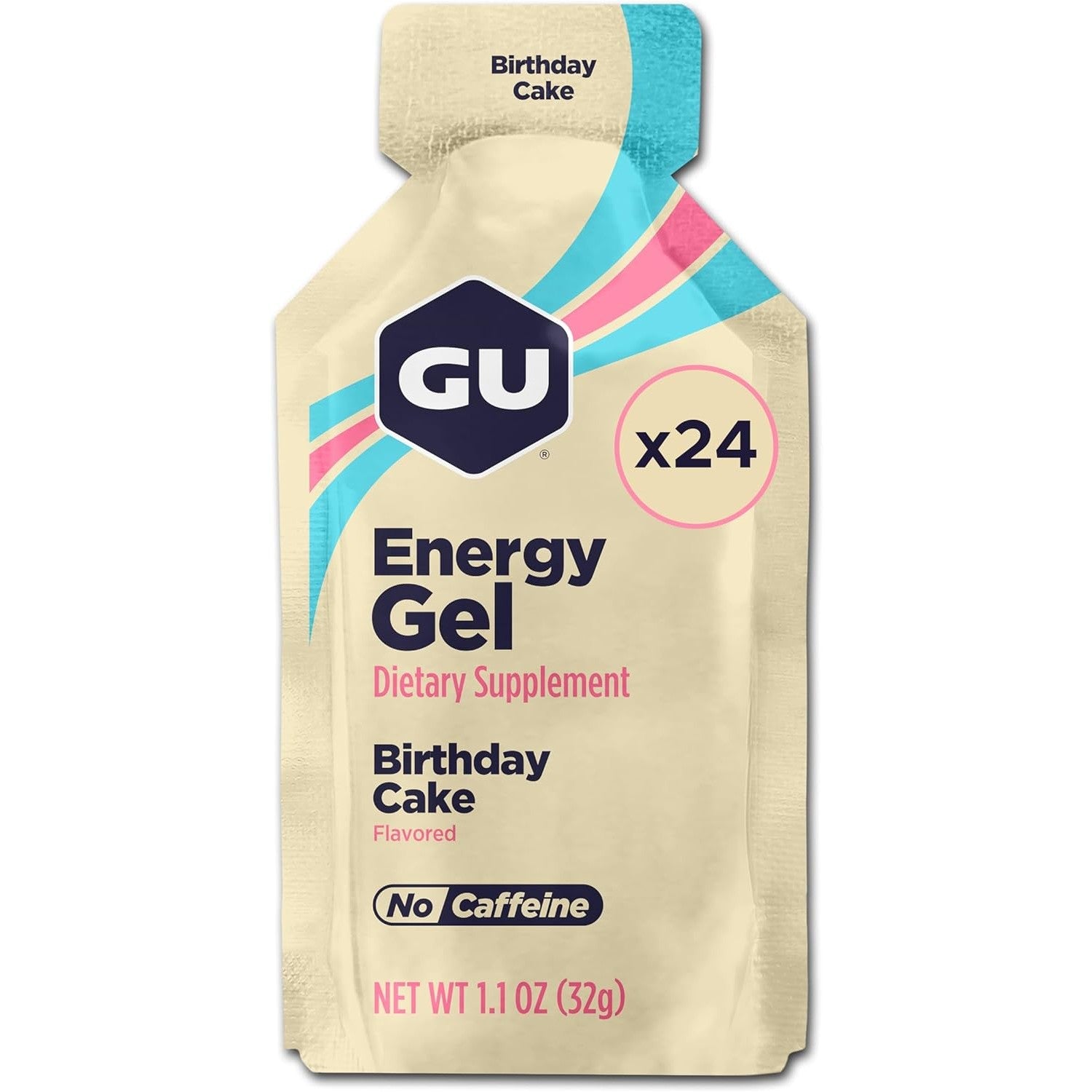 Buy now GU Energy Original Sports Nutrition Energy Gel, Vegan, Gluten-Free, Kosher, and Dairy-Free On-the-Go Energy for Any Workout, 8-Count, Tri-Berry Birthday Cake 24 Count (Pack of 1) at indiglob india