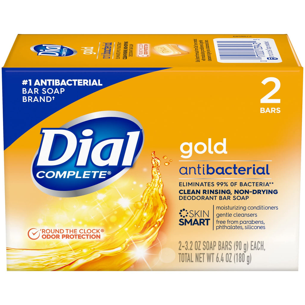Buy now Dial Gold Antibacterial Deodorant Bar Soap, 3.2 Ounce, (Pack of 2) at indiglob india