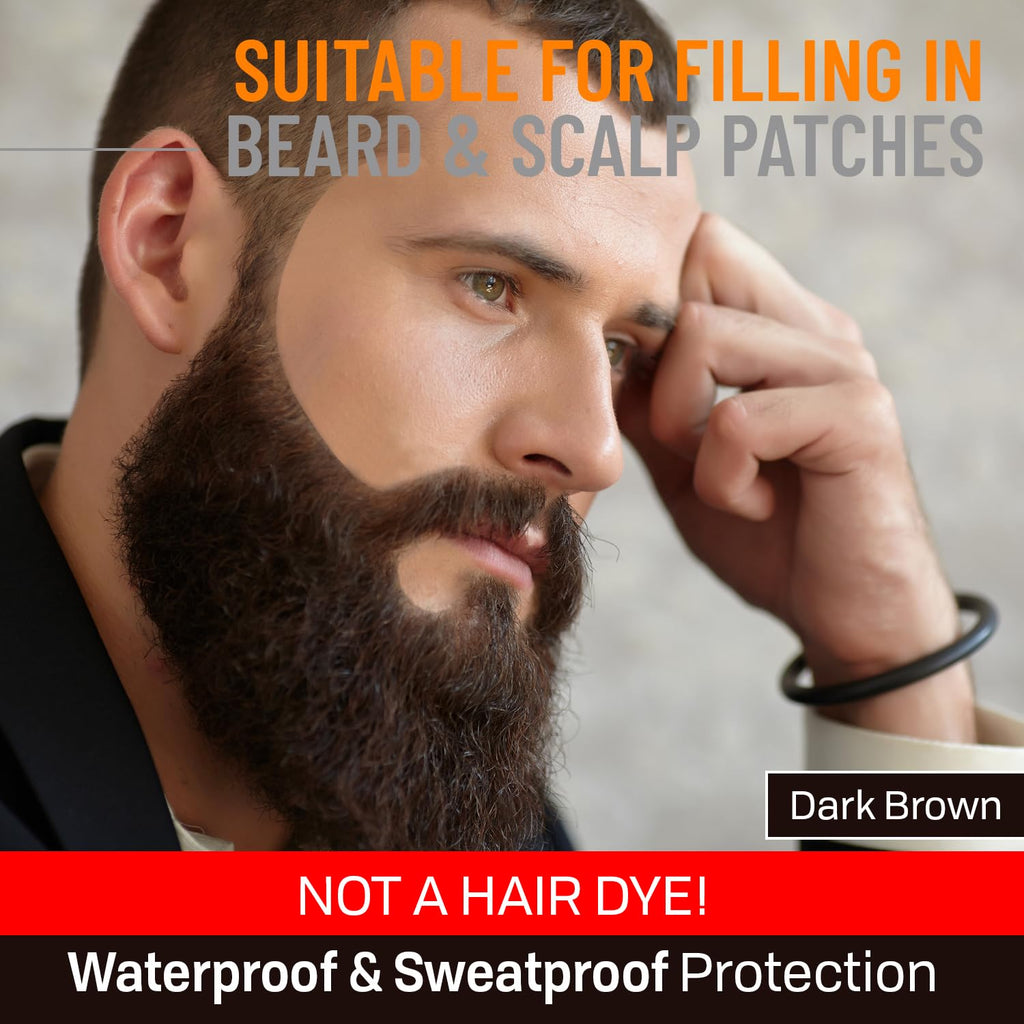 Buy now Beard Pen Filler for Men - Barber Styling Grooming Pencil - Waterproof Proof, Sweat Proof, Long Lasting Solution with Natural Finish - Cover Beard and Scalp Patches in Seconds - Dark Brown 1 Pack at indiglob india