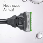 Schick Hydro Sensitive 5-Blade Razors for Men, 1 Handle & 3 Refills | 5-blade mens razors for shaving, 7 hydrating gel pools, Protective guards for sensitive skin, Flip-back precision edging tool