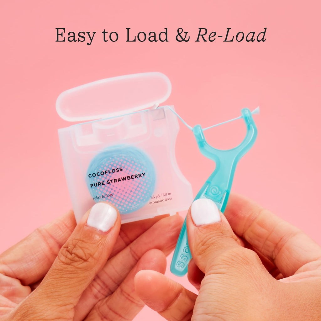 Kids Reflosser by COCOLAB, BPA-Free Floss Holder for Children, 1-Pack