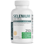Bronson Selenium 200 mcg Albion Chelated Amino Acid Complex, 250 Capsules | Yeast-Free Essential Trace Mineral, Immune, Prostate & Metabolism Support, Vegetarian, Non-GMO, Gluten-Free & Soy-Free