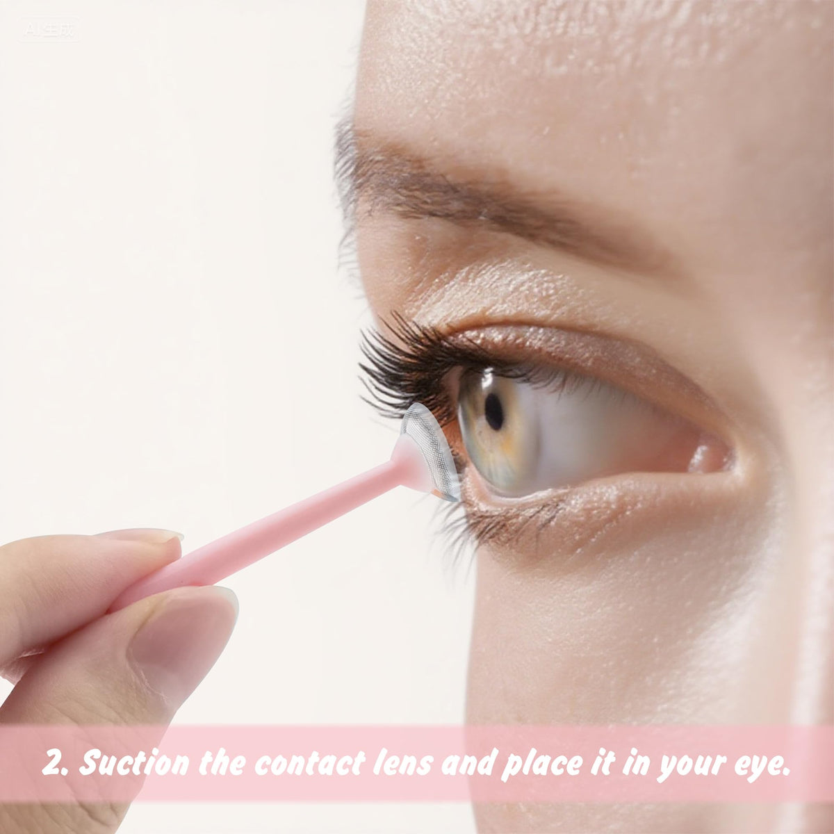 BlingKingdom 3 PCS Contact Lens Applicator, Portable Contact Removal Tool