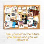 Buy now Magnificent 101 Vision Board Kit - 4 x 6 in - Scrapbook Supplies & Journaling Supplies for Adults - Cards for Vision Board at indiglob india
