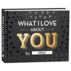 What I Love about You Book - Valentines Day Gifts for Him, Her - Fill-in-the-Blank Book for Men, Boyfriend, Husband, Women, Girlfriend, Wife, Him, Her - Couples Gifts for Anniversary, Christmas & More