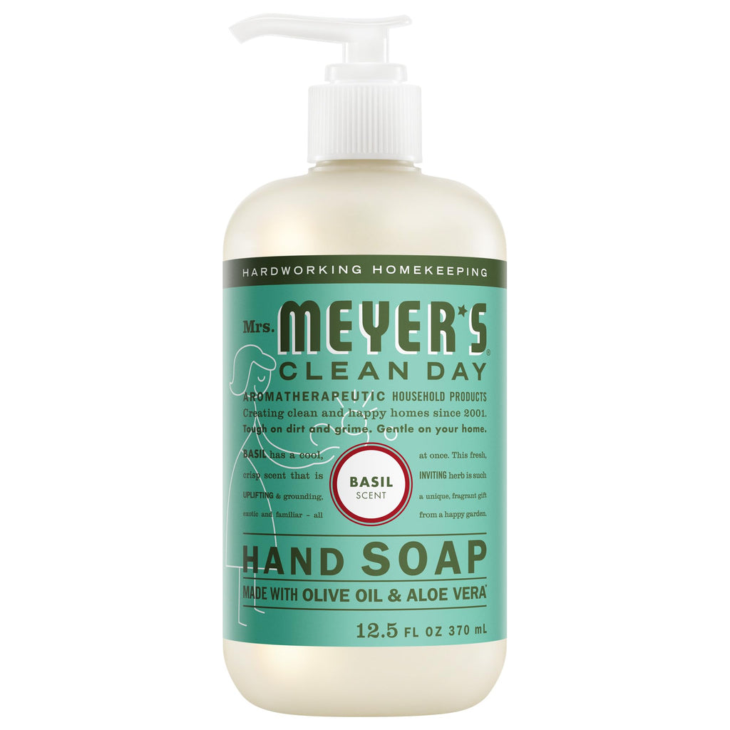 Buy now Mrs. Meyer's Clean Day 14104 Basil Scent Liquid Hand Soap, 12.5 oz. - Quantity 6 12.5 Fl Oz (Pack of 1) Basil at indiglob india