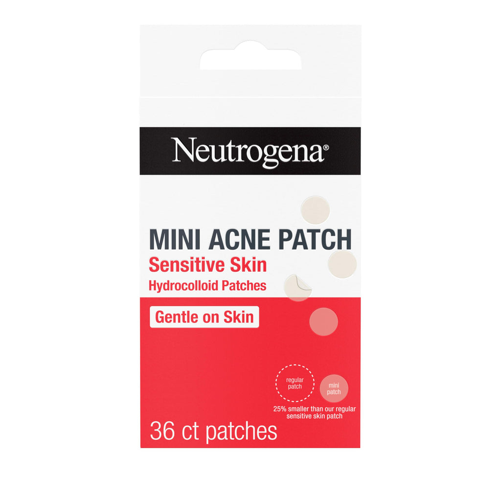 Buy now Neutrogena Mini Acne Patches for Sensitive Skin, Small Hydrocolloid Acne Spot Treatment Reduces the Look of Blemishes in 6-8 Hours, Gentle Non-Medicated Blemish Patches, 36 ct at indiglob india