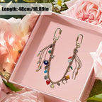 Chain Beaded Rope Braided Keychain for Handbag Purse Backpack Accessories for Bag Purse Accessories for Women