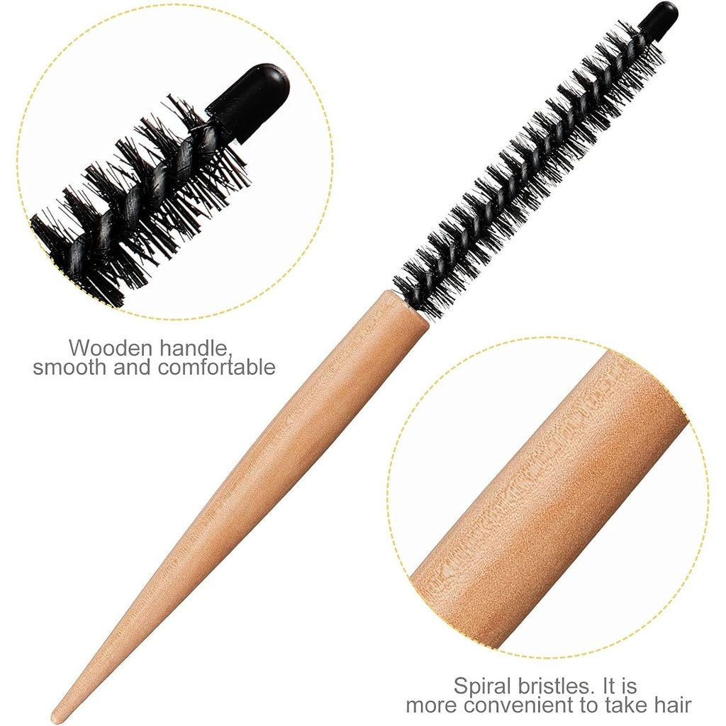 Buy now Mini Roller Quiff Brush for Hair Styling - Round Comb for Thin Short Hair, Bangs, Beard Lifting and Curling(10 Inch) at indiglob india