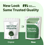 Micro Ingredients Organic Spirulina Chlorella Tablets, 720 Count | 4 Month Supply. 50/50 Algae Blend, Broken Cell Wall, Sunlight Grown. Contains Vegan Protein & Naturally Occurring Chlorophyll