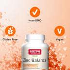 Buy now Jarrow Formulas Zinc Balance 15 mg - 100 Servings (Veggie Caps) - Includes Copper - Essential Mineral for Immune System Support - Immune Support Supplement - Gluten Free Zinc Copper Supplement - Vegan at indiglob india