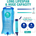 SimPure Portable Gravity-Fed Water Filter with 3L Bag