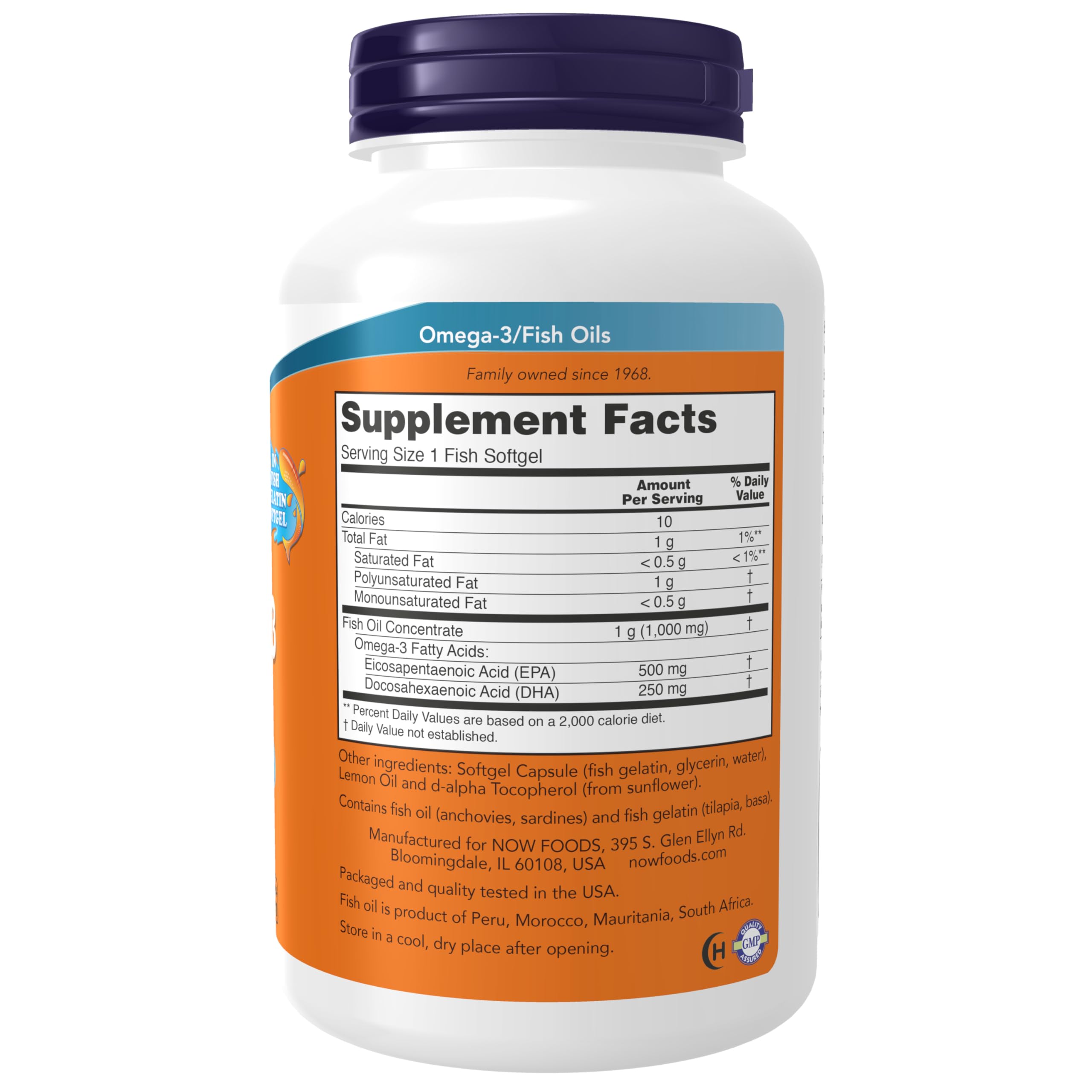 Buy now NOW Foods Supplements, Ultra Omega-3, 500 EPA and 250 DHA, Cardiovascular Support*, 180-Fish Gelatin Softgels at indiglob india