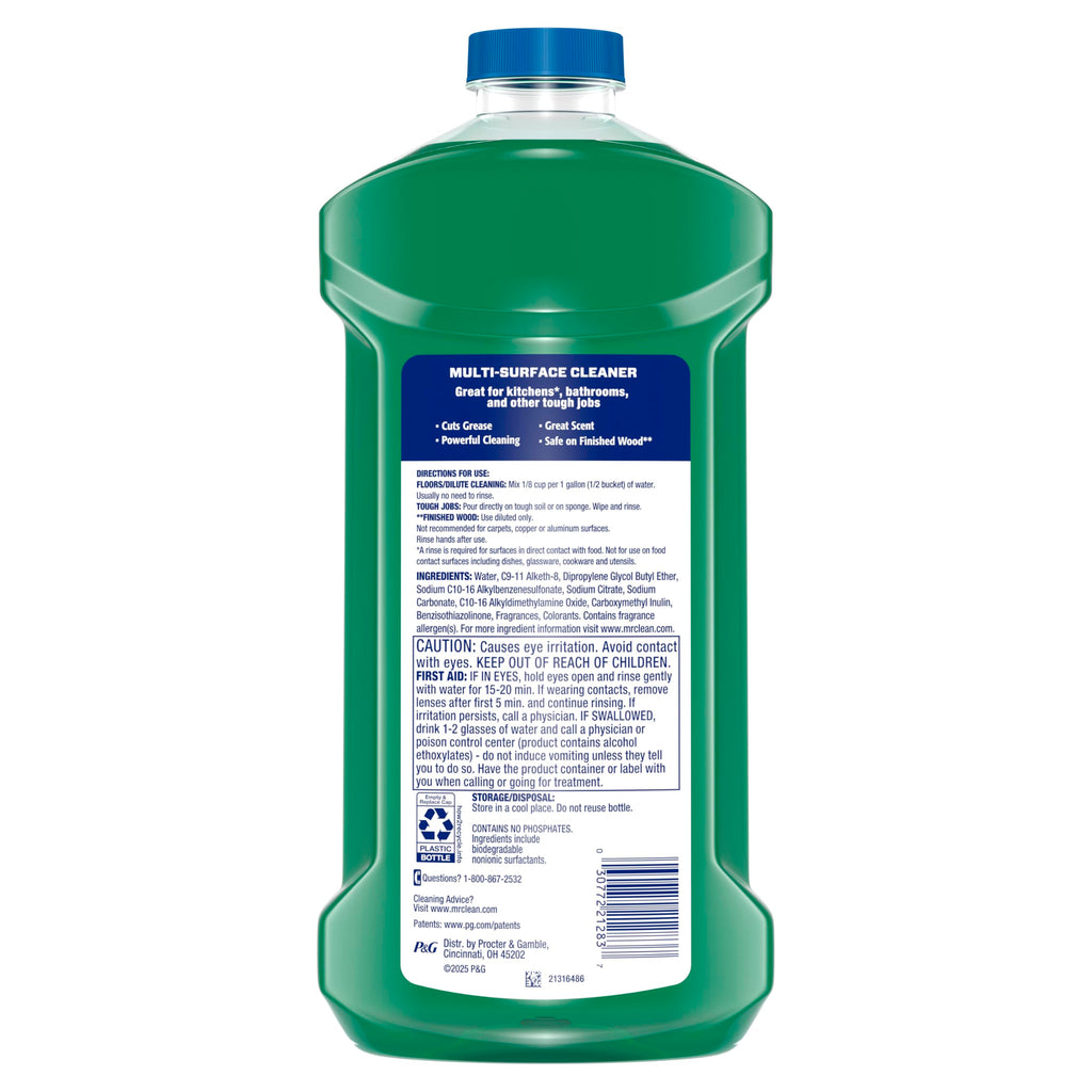 Mr. Clean All Purpose Cleaner, Cleaning Liquid, Fresh Pine, 41oz