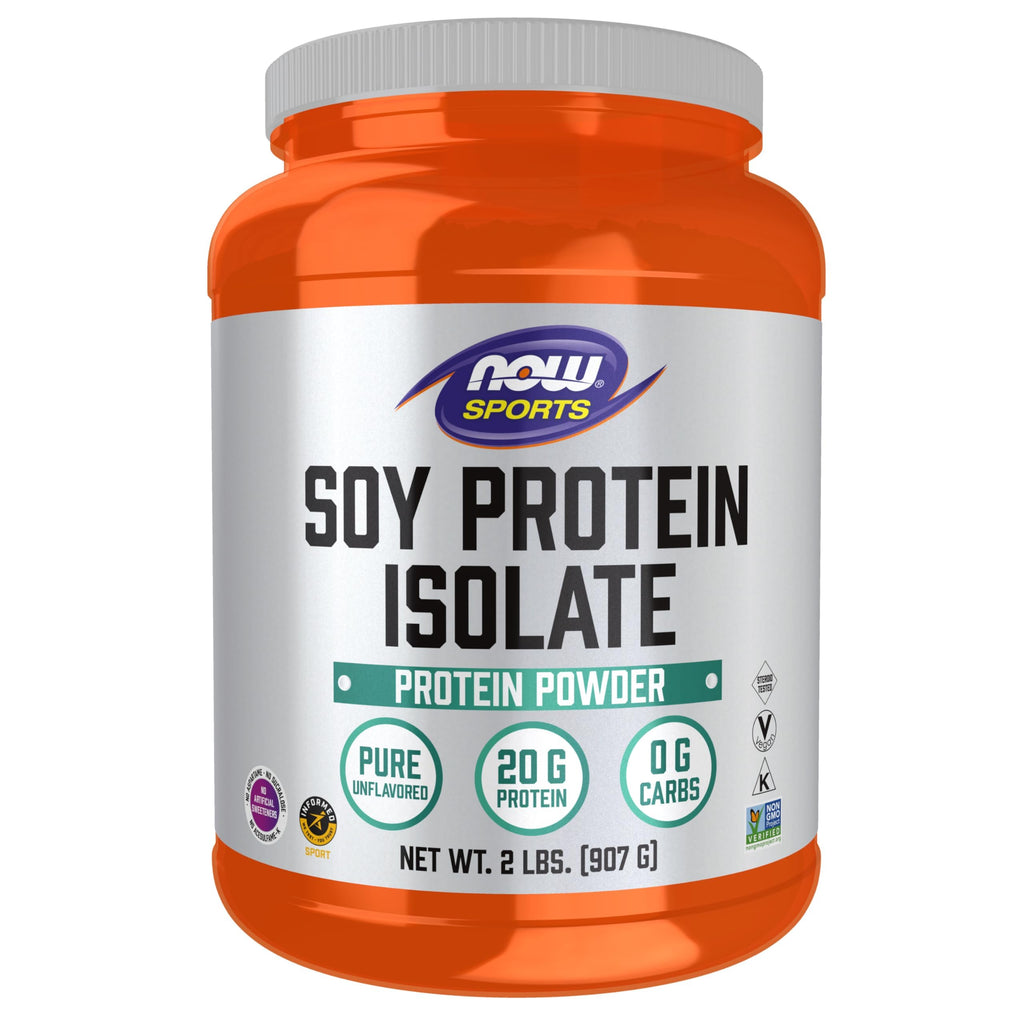 Buy now NOW Foods Sports Nutrition, Soy Protein Isolate 20 g, 0 Carbs, Unflavored Powder, 2-Pound at indiglob india
