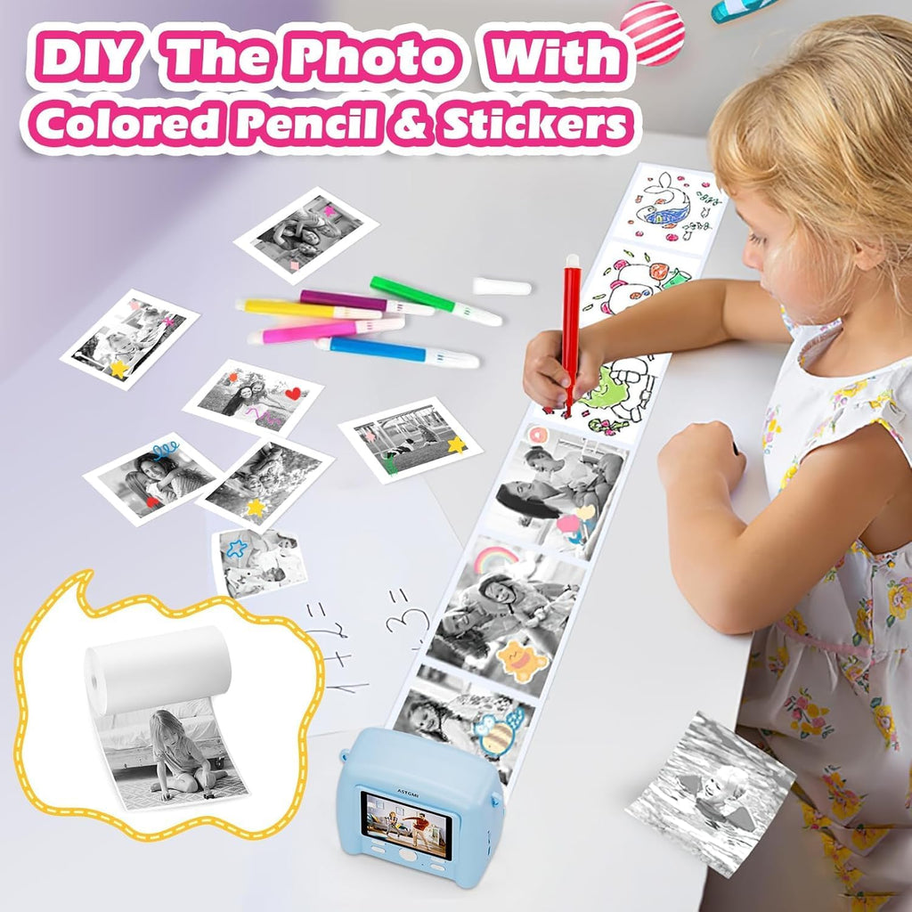Buy now Kids Digital Camera - HD Upgrade for Girls & Boys Age 3-10 - 32GB SD Card, Silicone Cover, Christmas & Birthday Gifts at indiglob india