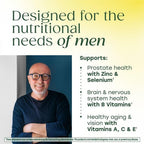MegaFood One Daily Multivitamin for Men 55+ with 19 Nutrients, 60 Tablets | Supports Healthy Aging with Vitamin C, A, E, Cellular Energy Support with B Vitamins, D3 & Zinc, Vegetarian, 60 Servings