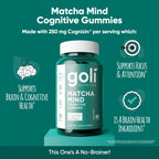 Goli Favorites Trio: Ashwagandha KSM-66, Apple Cider Vinegar, Matcha Mind Supplements with Cognizin, Vitamins D2 and B12