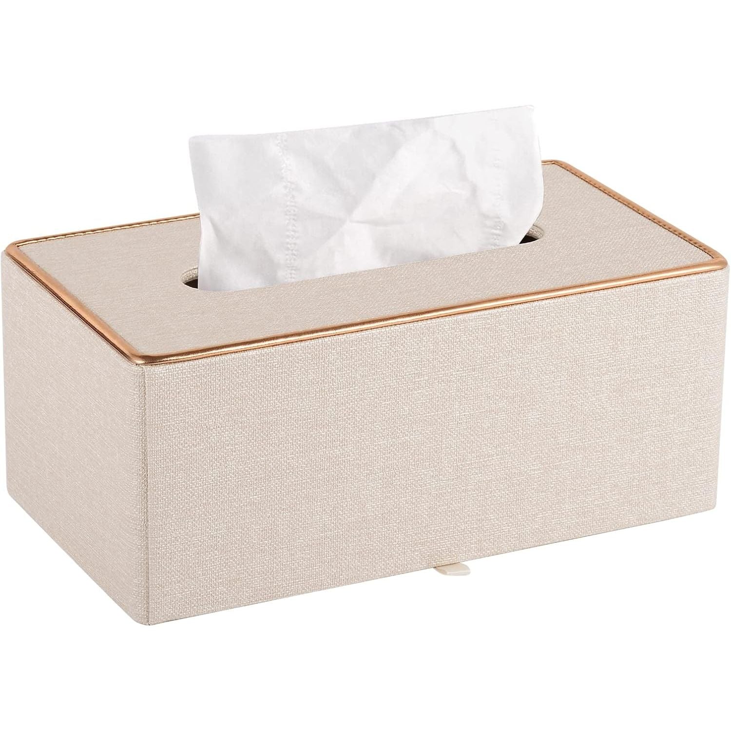 Buy now High-end Fashion PU Leather Tissue Box Holder Business Black, Rectangular Napkin Holder Drawer Paper Dispenser, Home Office Car Tissue Holder with Magnetic Bottom (Black Checkered) Beige at indiglob india