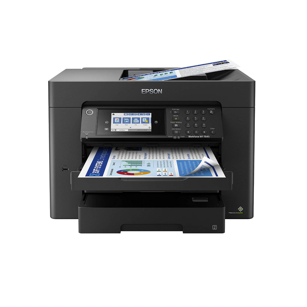 Epson Workforce Pro WF-7840 Wireless All-in-One Wide-Format Inkjet Printer