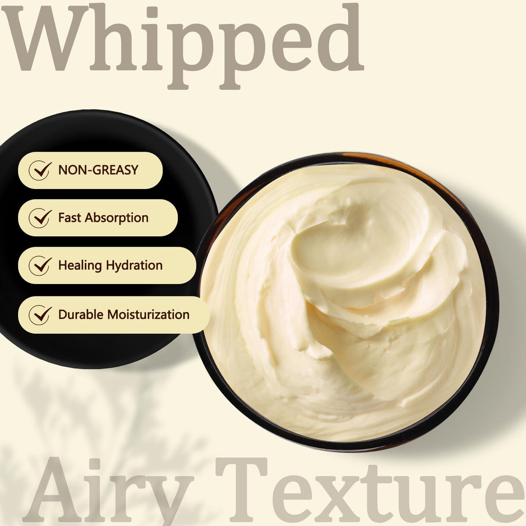 Beef Tallow for Skin - 100% Grass Fed Whipped Tallow and Honey Balm - Unscented, Non-Greasy Daily Face Moisturizer & Body Butter for Dry Sensitive Skin (5oz)