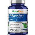 NusaPure Polypodium, Vegan, 240mg, 200 Veggie Capsules - 200 Servings
