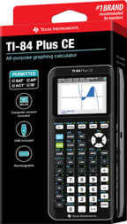 Texas Instruments TI-84 Plus CE Color Graphing Calculator, Black