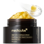 Buy now medicube Capsule Cream with Deep Vitamin C | Liposome Vitamin C Golden Capsule for Radiance & Firm-Looking Skin | Hydrating Glow Gel Texture | Korean Skincare, 1.94 oz 1.94 Ounce (Pack of 1) Deep Vitamin C at indiglob india