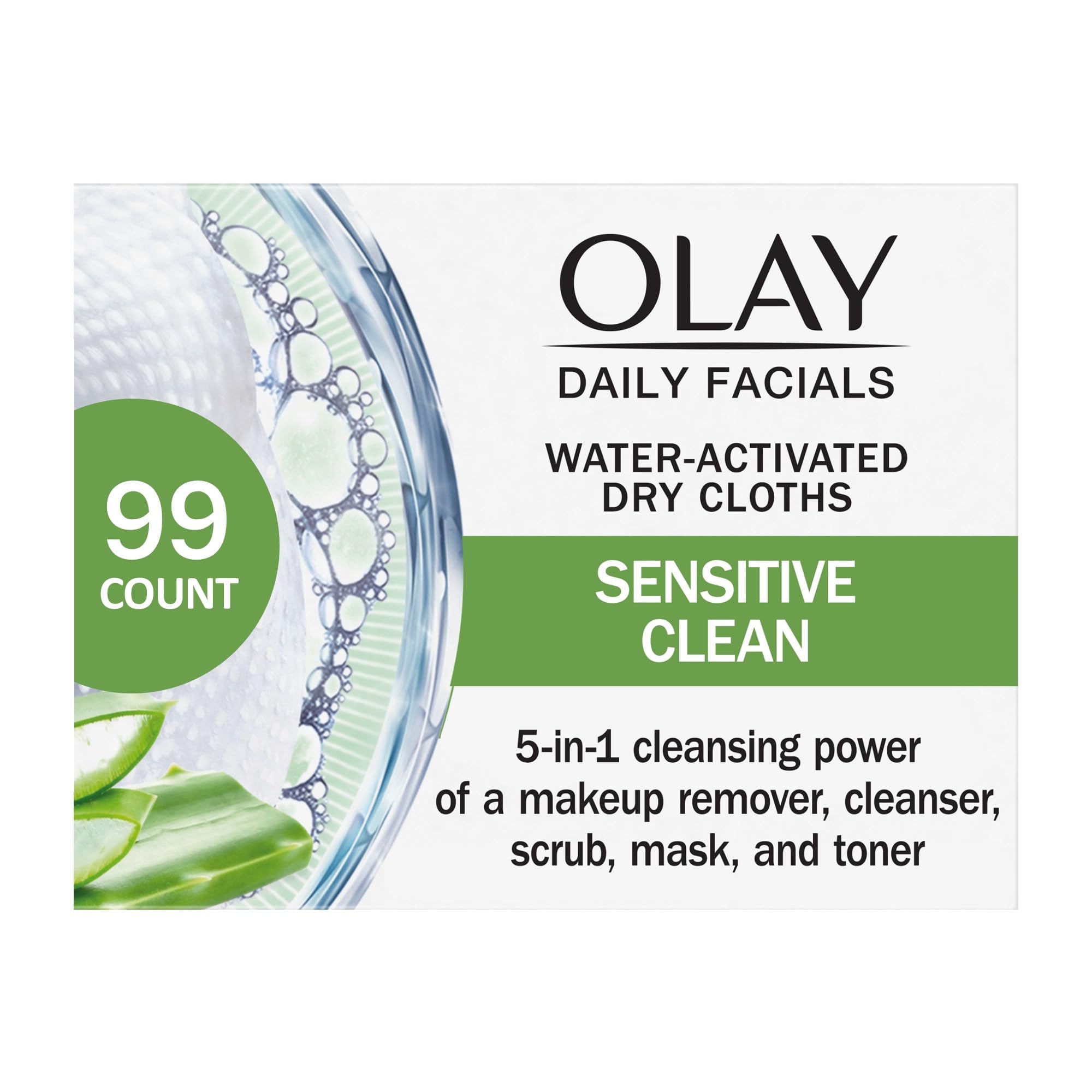 Buy now Olay Eye Makeup Remover Wipes, Daily Facials Gentle Face Cleanser for Sensitive Skin, Alcohol and Fragrance Free, Soft Face Wash Towels, Travel Essentials for Women, Dry Cloths, 99 ct (3 X 33ct) at indiglob india