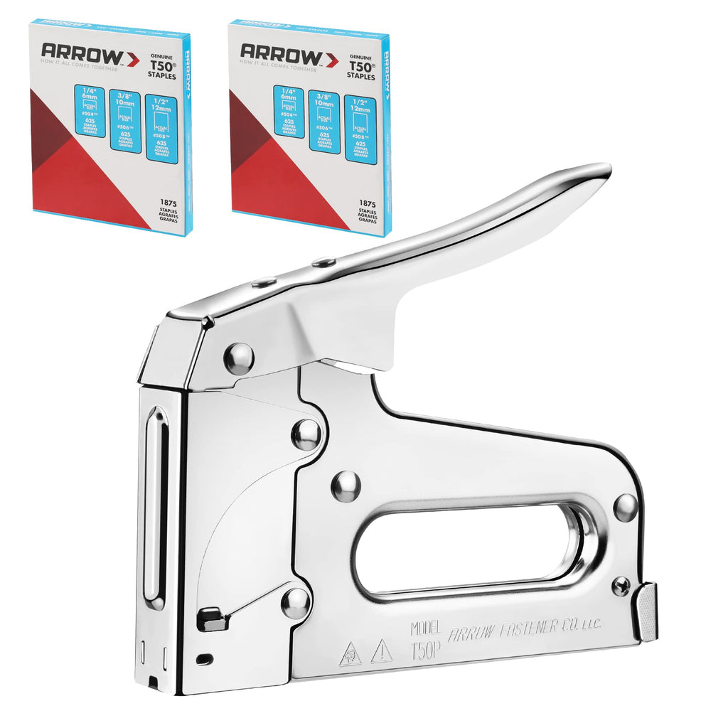 Arrow T50 Heavy Duty Staple Gun Kit with 3750 Pieces T50 Staples