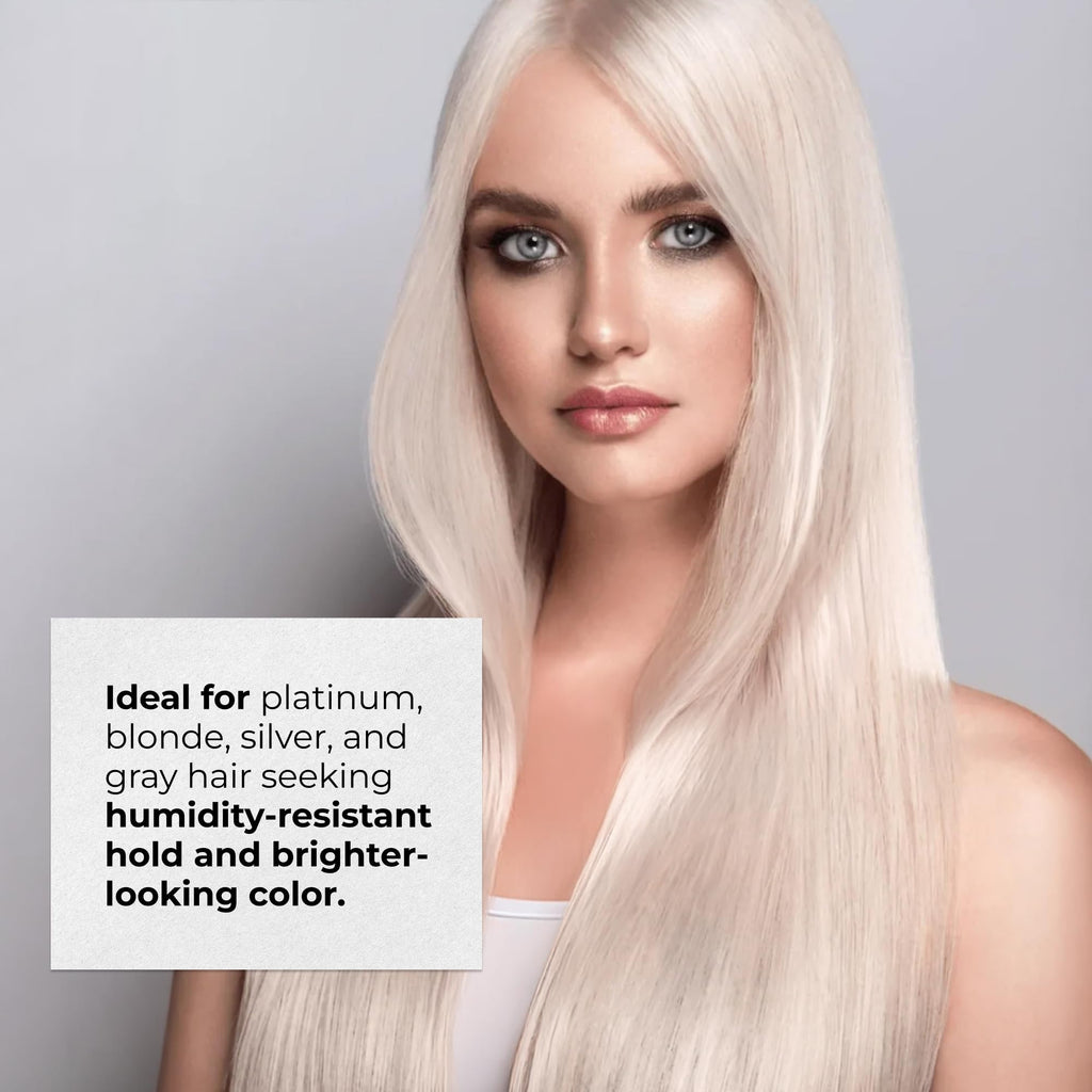 RUSK Deepshine PlatinumX Hairspray, Fast-Drying Finishing Spray, All-Day Humidity Resistance Provides Strong Hold, Shape, and Body for a Shiny Look, 10.2 oz