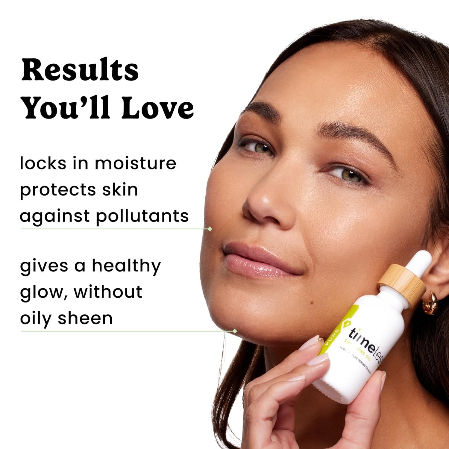 Buy now Timeless Skin Care Squalane Oil 100% Pure - Plant-Based Face Oil - Fragrance-Free - For Dry Skin - Moisturizing - 2 oz at indiglob india