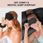 Buy now Kitsch Weighted Satin Sleep Mask - Weighted Eye Masks for Sleep and Travel - Lavender Sleeping Mask for Women and Men - Light Blocking, Adjustable Strap, Ultra-Soft (4.1oz/116g) at indiglob india