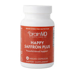 BRAINMD Dr Amen Happy Saffron Plus - 90 Capsules - with Saffron Flower Extract, Curcumin & Zinc - Vegan, Gluten Free - 30 Servings | 30 Servings