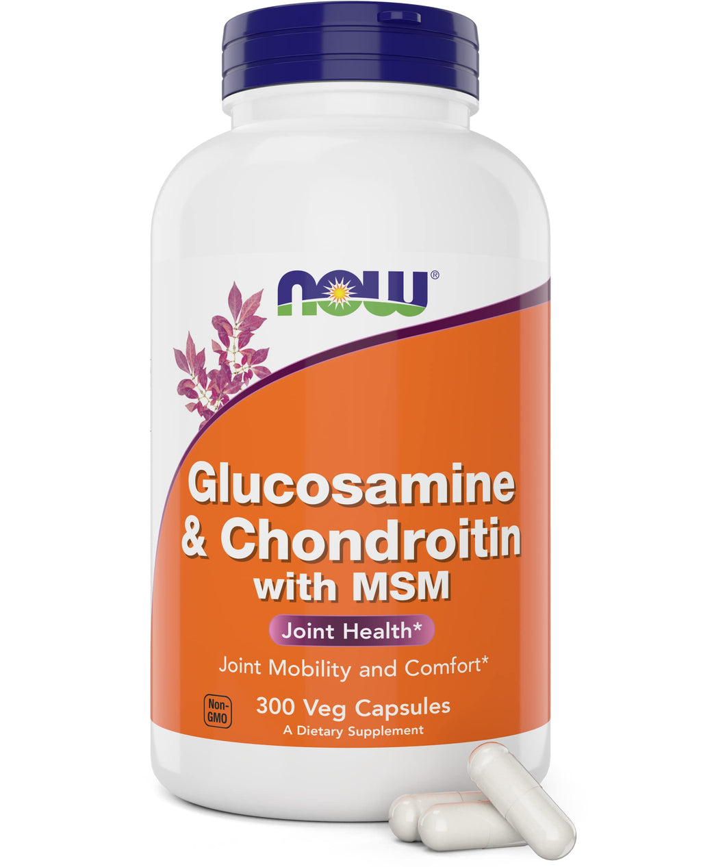 Buy now Now Glucosamine & Chondroitin with MSM, 300 Capsules at indiglob india