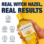 Dickinson's Witch Hazel Pore Perfecting Toner | 16 Fl Oz | 100% Natural Distilled Witch Hazel; America's #1 Toner; Refines Pores, Removes Impurities & Oil