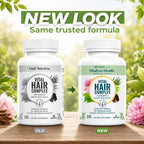 VITAL NUTRITIVE Biotin Hair Growth Vitamins - Hair, Skin & Nails Supplement | Biotin&Vitamin B Complex Blend, Thicker, Stronger Hair, Skin and Nails, Hormone Free, Gluten Free, Non-GMO, 60 Count