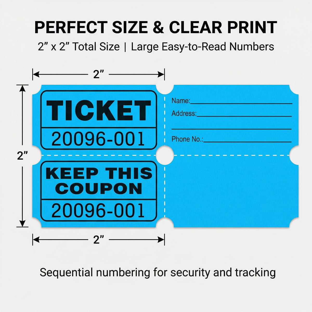XXINMOH 4000 Pairs Double Raffle Tickets – 4 Assorted Colors (Pink, Blue, Red, Purple) – 1000 Pairs per Roll for Carnival, Fundraiser, Party, Event, Classroom, Lottery Drawing Prize Tickets for Raffle