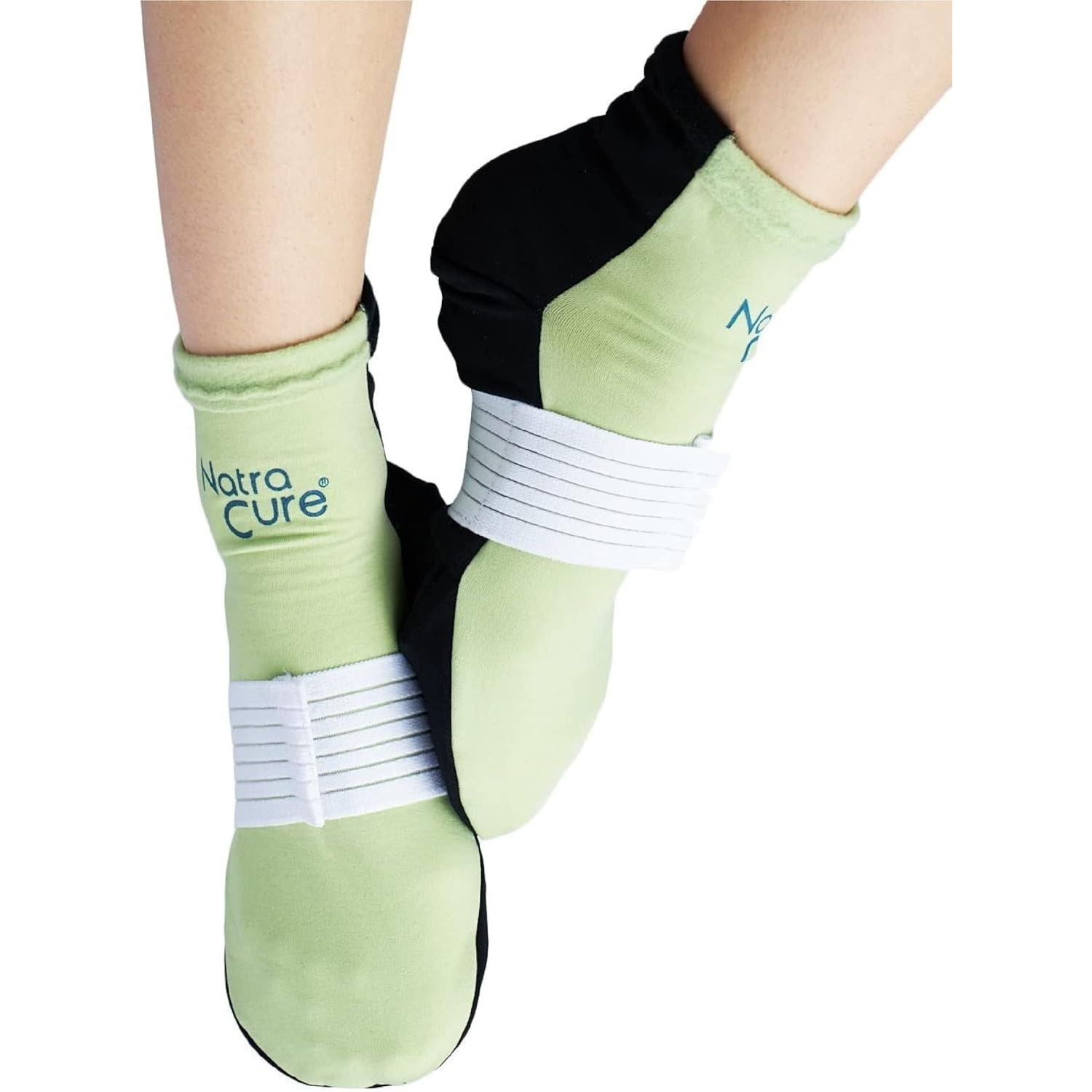 Buy now NatraCure Plantar Fasciitis Cold Therapy Socks with Compression Band - Cold Socks, Reusable Ice Socks For Feet, Ice Packs For Feet, Arch Pain, Heel Pain, Swelling - FBA708 CAT - (Size: Small/Medium) Large at indiglob india