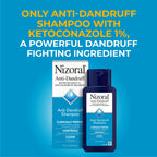Nizoral Anti-Dandruff Shampoo with 1% Ketoconazole, Fresh Scent, 7 Fl Oz