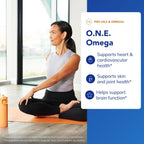 Pure Encapsulations O.N.E. Omega, 60 Softgel Capsules | Fish Oil Supplement for Heart Health, Joints, Skin, and Cognition*, Omega-3 Acids