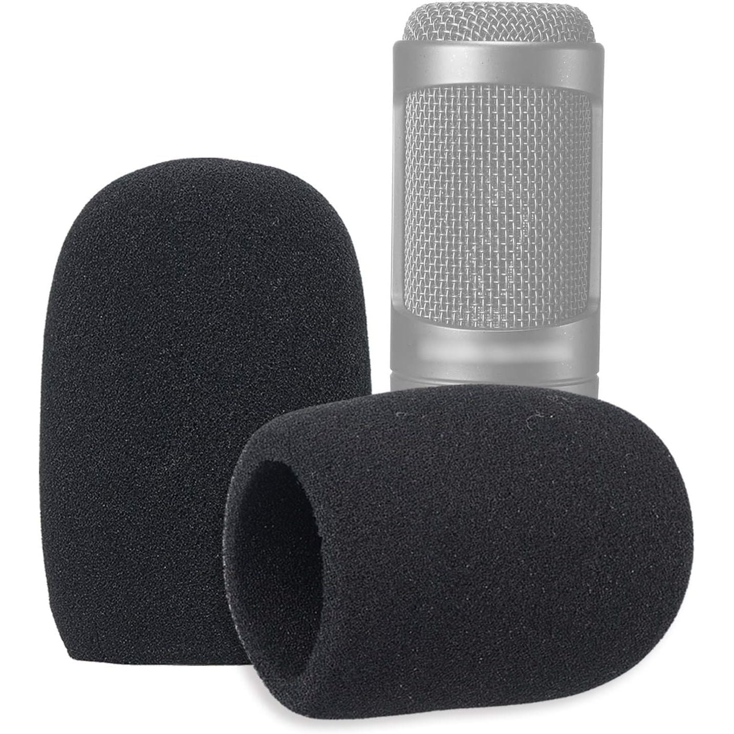 Buy now SUNMON Windscreen Foam Cover, Windscreen Pop Filter for Audio-technica AT2020 Condenser Studio Microphone,Compatible with AT-2035 AT-2050 ATR2500 ATR2500X AT-4040 Microphones,(Black) 2PCS Foam at indiglob india