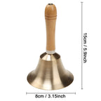 Buy now Super Loud Solid Brass Hand Call Bell at indiglob india