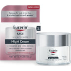 Eucerin Q10 Anti-Wrinkle Night Cream + Pro-Retinol, Facial Cream for Sensitive Skin, 1.7 Oz Jar