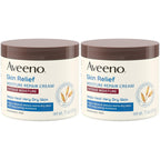 Aveeno Skin Relief Intense Moisture Repair Body Cream with Triple Oat & Shea Butter Formula, Moisturizing Cream Heals & Restores Very Dry Skin with Long-Lasting Moisture, Fragrance-Free, 11 Oz