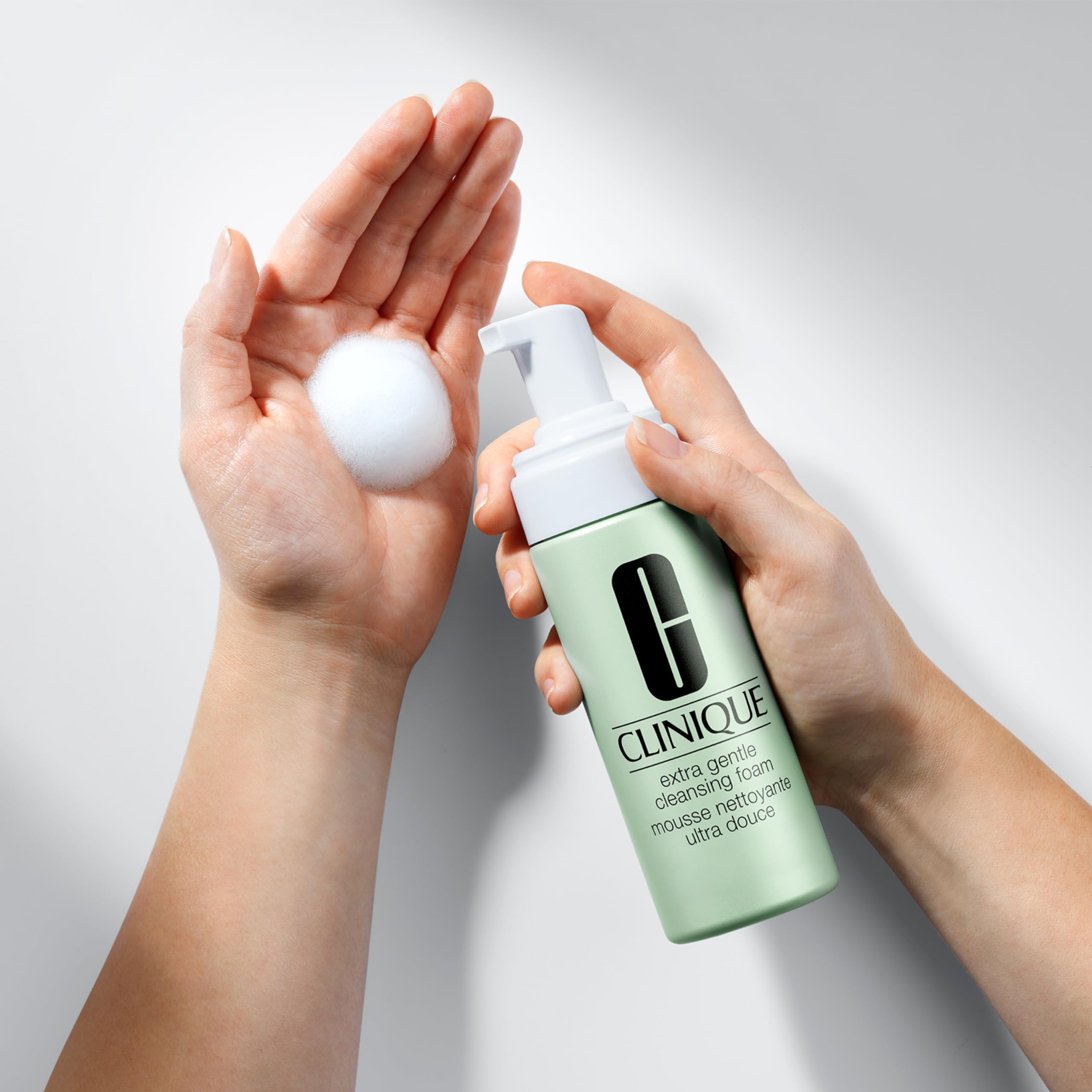 Buy now Clinique 3-Step Extra Gentle Mild Cleansing Foam Face Cleanser | For Dry + Sensitive Skin | Non-Irritating, Cleansing + Comforting, 4.2 Fl Oz at indiglob india