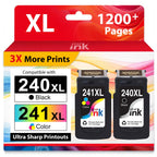Starink PG-240XL CL-241XL Replacement for Canon 240XL 241XL Combo Pack